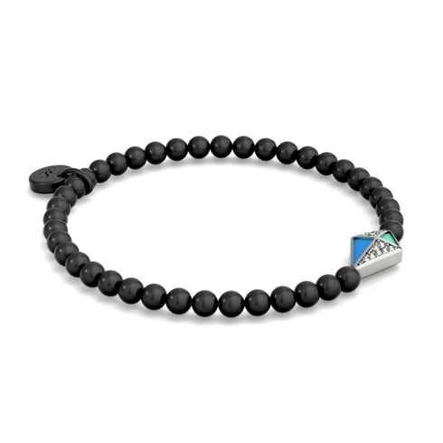 Kite | Gunmetal |  Enamel | Crystal Charm Bracelet